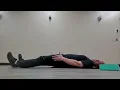 Furniture slider hamstring exercise
