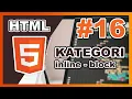 Download Lagu HTML Dasar - 16 - Kategori Inline dan Block pada HTML