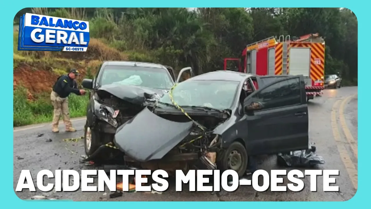 Acidentes com feridos e mortes no Meio-Oeste