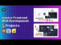 Build 5 Real World Projects Full Frontend Projects HTML CSS JAVASCRIPT Tutorial