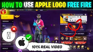 How To Use Apple Logo In Free Fire Name || Free Fire Mein Apple Ka Logo Kaise Lagaen || Apple Symbol