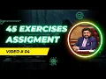 Assignment of 45 Exercises with Typescript Node js Sindh Governor IT Course