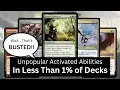Unpopular ACTIVATED ABILITIES You Won t Find on EDHREC