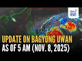 LIVE - Update on Bagyong Uwan as of 5 AM (Nov. 8, 2025) - Replay | GMA Integrated News