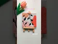easy tissue paper art boho style textured painting