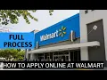 How to Apply Job Online at Walmart