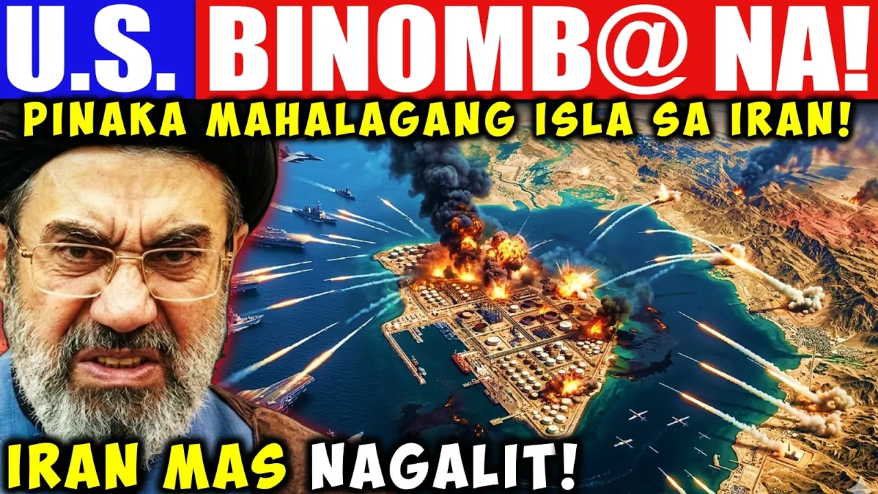 Outline Video US Binomba ang Pinakamahalagang Isla sa IRAN!