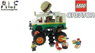 LEGO Creator 31104 Monster Burger Truck - Lego Speed Build Review