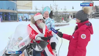 Байкеры Омска провели необычный костюмированный заезд