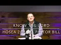 You Shall Know The Lord - Hosea 2 19-20