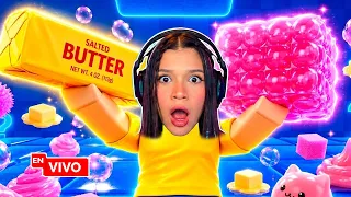 JUEGOS DE ASMR SATISFACTORIOS EN *ROBLOX*  🧈🍫🍪 con *SQUISHY*