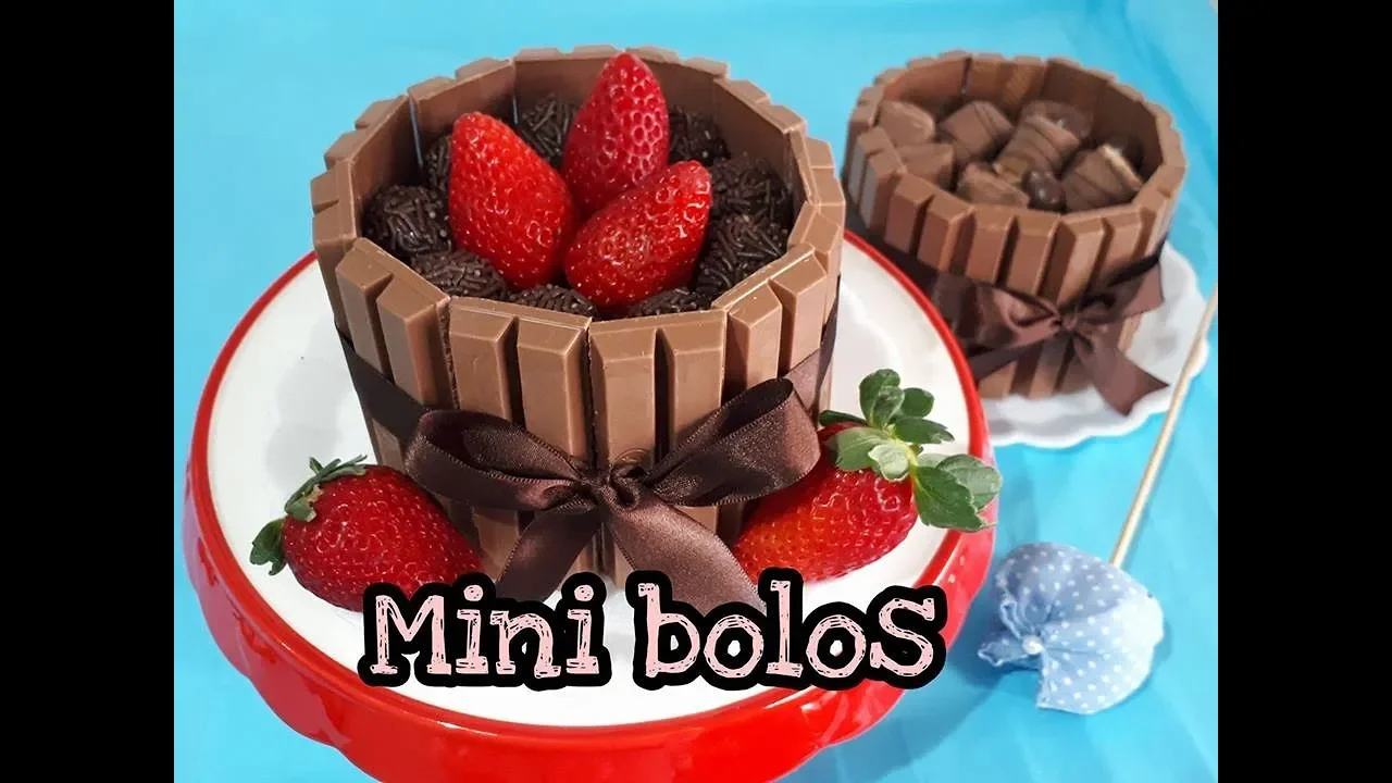 Bolo de Brigadeiro Trufado com kit kat
