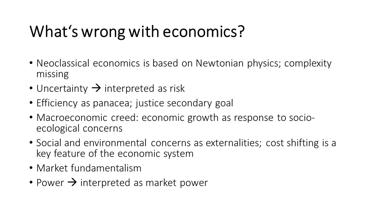 Introduction in Ecological Economics