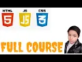 Web development course in html5 css3 JavaScript jQuery bootstrap php MySQL