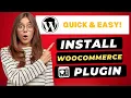 How To Install Woocommerce Plugin In WordPress Woocommerce Tutorial