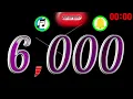Speed 30x 3d Number fonts 6000 Seconds timer countdown alarm
