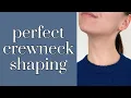 Round Neckline Shaping with Short Rows In-Depth Explanation Tutorial