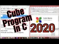 How to make a cube program c