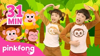 Monkey Banana Dance More And More Baby Monkey Dance Along Song Pinkfong Kids Songs 
