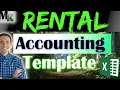 Rental Property Income Expense Tracking Template For Real Estate Investors Landlords