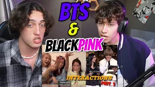 BTS And BLACKPINK Interactions Part 3 REACTION FAR FETCHED 