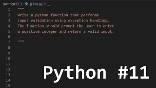 Solving Python Prompts Validating Integer Input