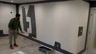 “Satisfying Wall Painting with a Roller 🎨 | Before & After”