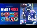 NFL Predictions and Best Bets For EVERY Week 7 Game Ravens at Buccaneers more