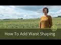The Secret to Better Sweater Fit Waist Shaping Adjustments
