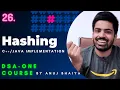 Introduction to Hashing HashSet in Java unordered - set in C DSA-One Course