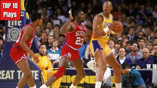 kareem abdul jabbar top 10 plays of his career