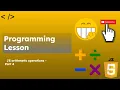 JS Part 4 - arithmetic operations
