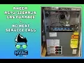 Rheem RGPJ-12EARJR gas furnace not working HVAC service call diagnostic
