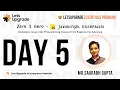 Javascript Essentials Program Day 5 LetsUpgrade