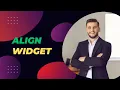 Align widget flutter development course 2024