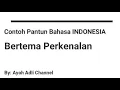 Download Lagu Contoh Pantun Bahasa INDONESIA Bertema PERKENALAN
