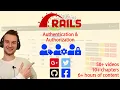 Ruby on Rails Crash Course Authentication and Authorization