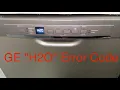Ge Dishwasher H2O error code fix
