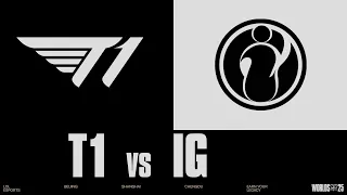 [中文] Worlds 2025 - Play-Ins Day 1 | IG vs. T1