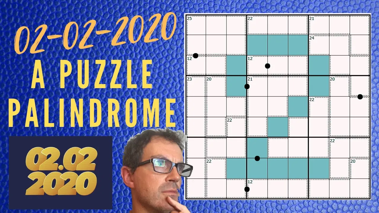 02 - 02 - 2020  A Puzzle Palindrome