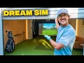 I built my dream indoor golf simulator