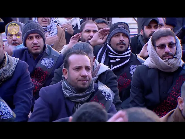 ⁣موكب خدم العتبة العلوية المقدسة يحيي وفاة ام البنين (عليها السلام) 1446 هـ
