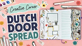 PLAN WITH ME CREATIVE CORNER DUTCH DOOR SPREAD