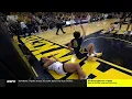 Stuelke FALLS HARD After Foul Play Reviewed NCAA Tournament Iowa Hawkeyes vs West Virginia