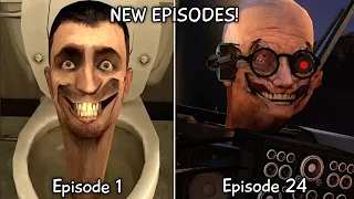 Skibidi Soundwave 1 - 24 ALL Episodes (60 FPS REMASTERED) Upgraded Titan TVMan (Episode 25?!)