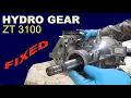 Hydro gear ZT 3100 transaxle problem identification and repair