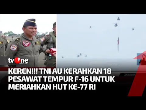 Demo Udara Garuda Flight dan Nusantara Flight Meriahkan Hut ke-77 RI