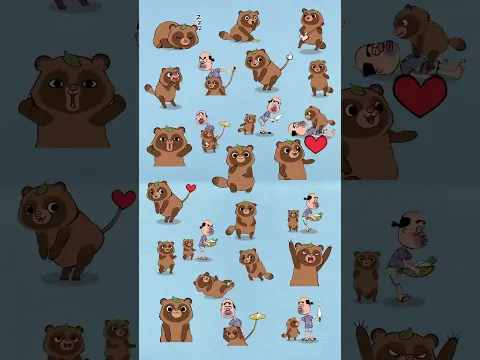 動くLINEスタンプ出てます!! #lineスタンプ