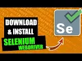 INSTALL SELENIUM WEBDRIVER in Windows 10