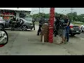 K-9sniffing people coming out corner store in Fayetteville nc
